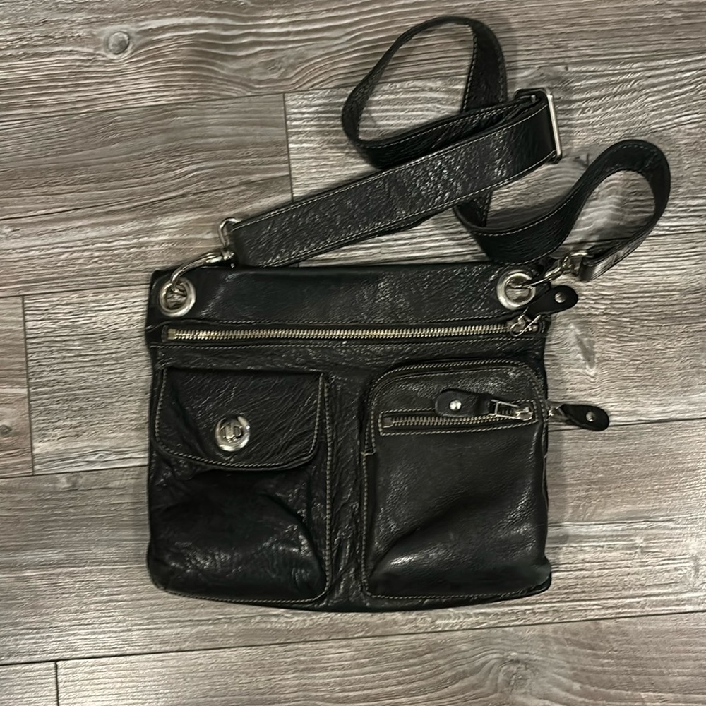 Roots Village Cross Body Bag leather
